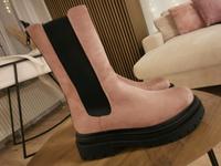 Schuhe Stiefel ungefüttert Rose mit schwarzer Sohle Baden-Württemberg - Nattheim Vorschau