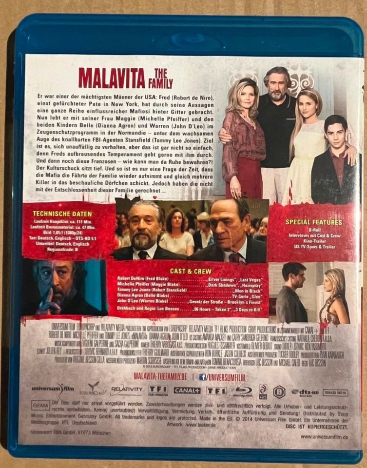 Blu-Ray | Malavita | Robert De Niro in Kempen