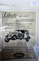 Werbung Plakat - Ford Werbung - Frankreich 1934 Köln - Weidenpesch Vorschau