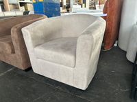 Sessel Hocker Samtoptik beige Bielefeld - Bielefeld (Innenstadt) Vorschau