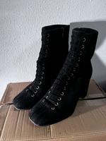 Star Collection Damen Stiefeletten schwarz Samt Gr. 41 Bayern - Reigersberg Vorschau