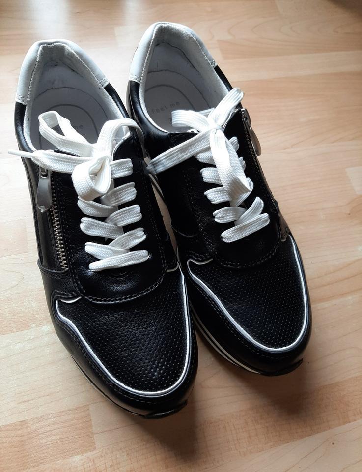 MARCO TOZZI sportliche Sneaker schwarz-weiß Gr.38 wie neu in Lehrte