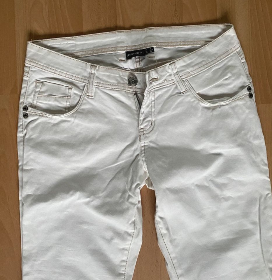Jeans | Weiß | esmara | 42 | XL | in Willstätt