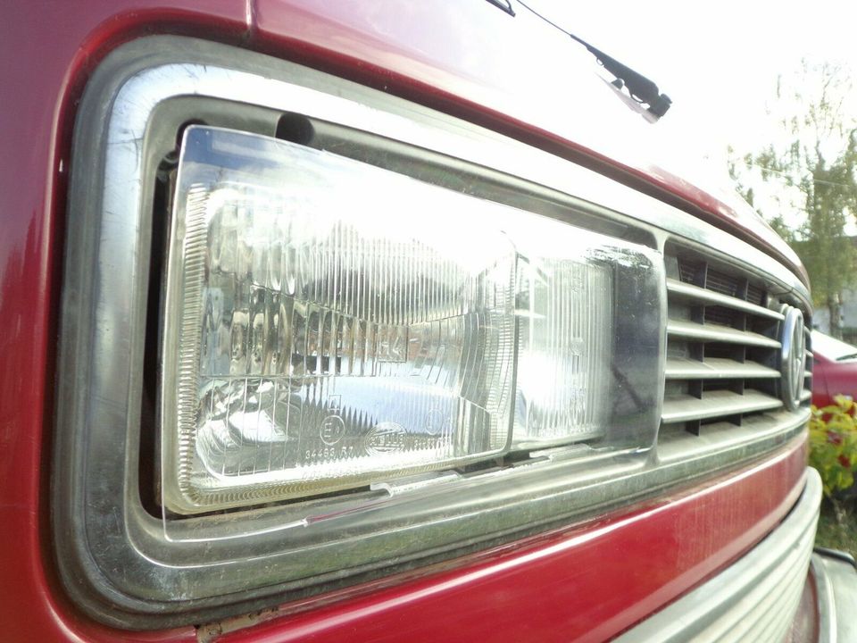 VW Bus T3 Scheinwerferschutz Eckscheinwerfer Kunststoffglas in Bärenstein