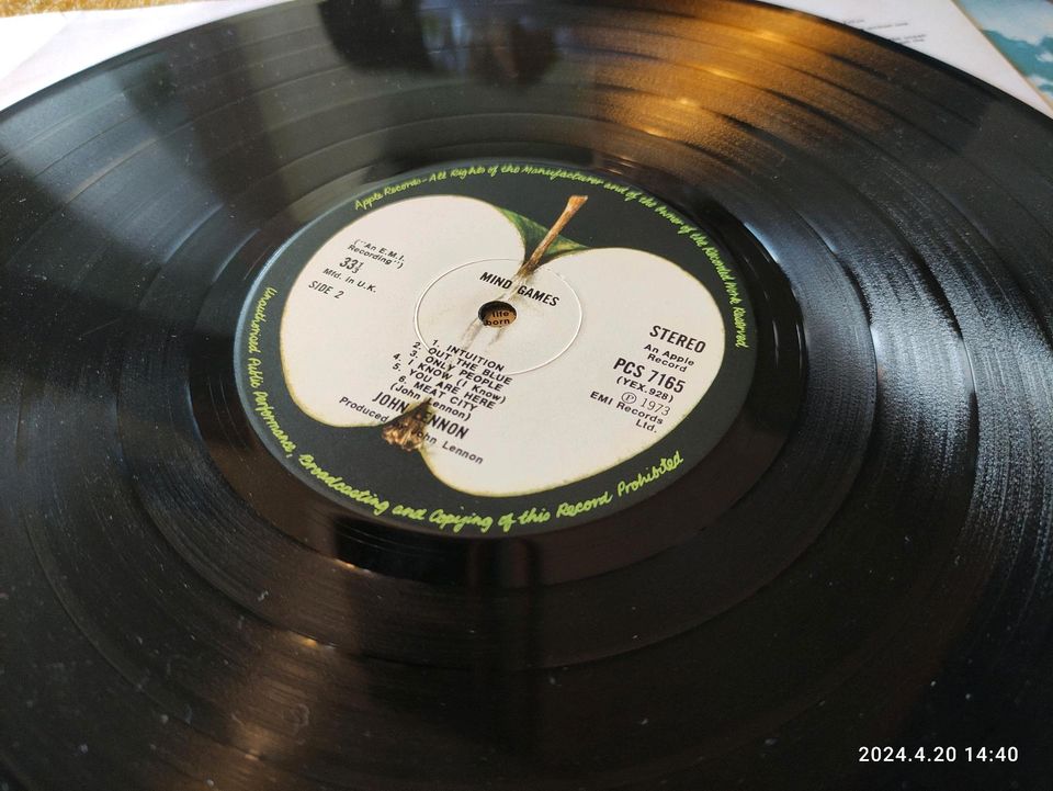 2x John Lennon 1x The Monkees Schallplatten in Morschheim