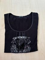 Schönes Shirt schwarz Taifun Gr. 42 mit silber Nähten *TOP* Bayern - Sankt Wolfgang Vorschau