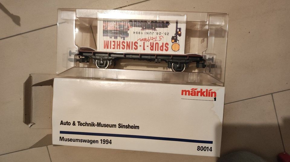Märklin 80013 Sinsheim Museumswagen1993 Spur1 auch '92 '94 '95 ab in Bottrop