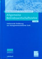 Allgemeine Betriebswirtschaftslehre Thommen Achleitner Saarland - Saarwellingen Vorschau