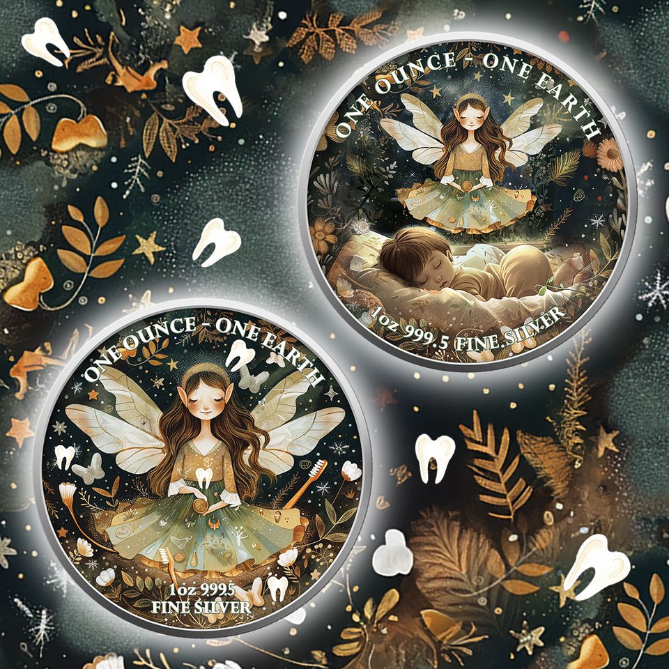 Silbermünze One Earth Tooth Fairy 1 oz 2022 Silber 999.5 Zahnfee in Fürstenau