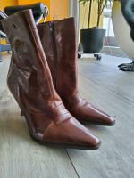 Buffalo Stiefelletten High Heels Gr. 41, Leder,  braun Nordrhein-Westfalen - Schwerte Vorschau