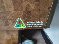 Billard Billardtisch + Abdeckung 8 ft. alt Selbstabbau Bielefeld Bielefeld - Gadderbaum Vorschau