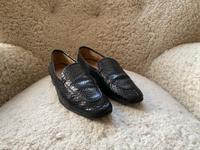 The Row Loafer Adam 37 Schlange Schwarz Leder Hessen - Breitscheid Vorschau