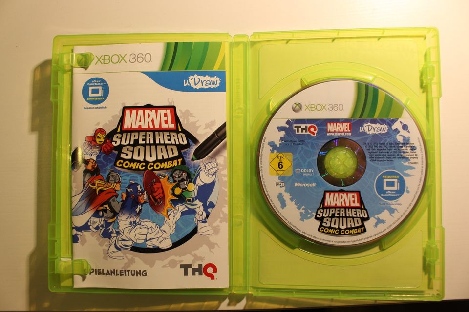 Xbox 360 uDraw GameTablet inkl. uDraw Studio Marvel Super Hero in Dorsten
