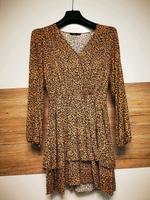 kurzes Kleid Leoprint lange Ärmel Bayern - Türkheim Vorschau