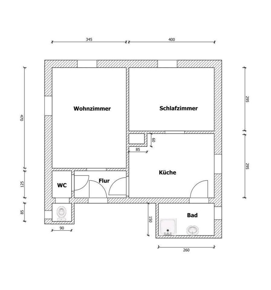 moderne 2 Raum Wohnung Leubnitz Garage mgl. in Werdau