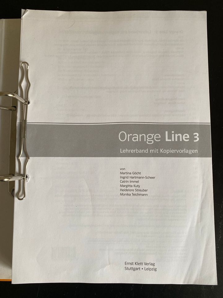 Orange Line 3 - Lehrerband Kopiervorlagen in Berlin