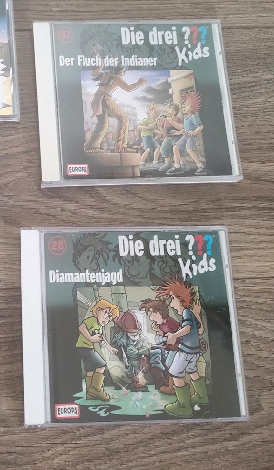 Hörspiel Die drei ??? Kids Diamantejagd  Der Fluch der Indianer in Plankstadt