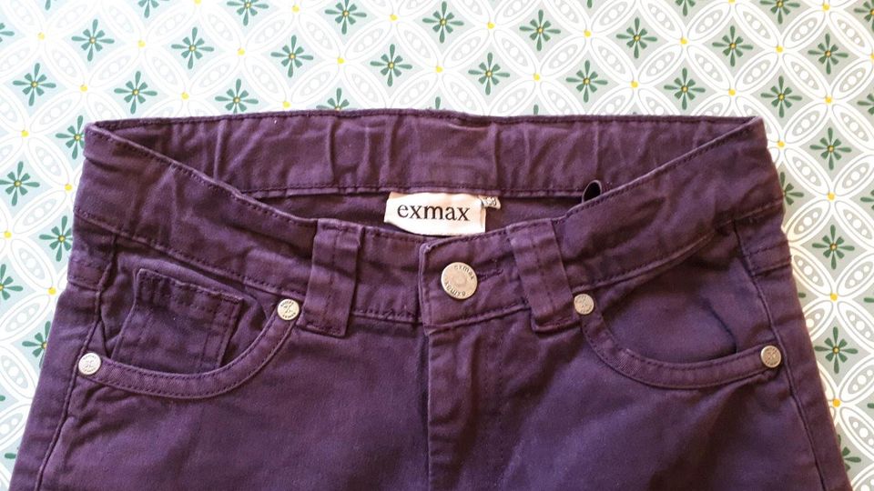 Exmax Jeans Hose Gr. 158 Dunkel Lila Aubergine in Boppard