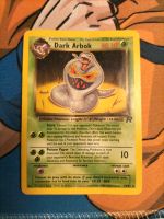 ¹⁵⁵³ Dunkles Arbok Team Rocket pokemonkarte Pokemon 1999 Niedersachsen - Uelzen Vorschau