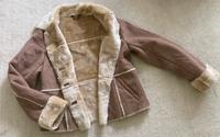 Mexx - Wildlederjacke hellbraun mit Fell beige Bayern - Gröbenzell Vorschau