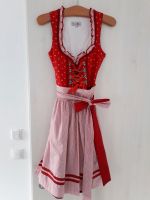 MIDI Dirndl mit Schürze rot gemustert von Alpenherz Gr. 36 Bayern - Breitengüßbach Vorschau