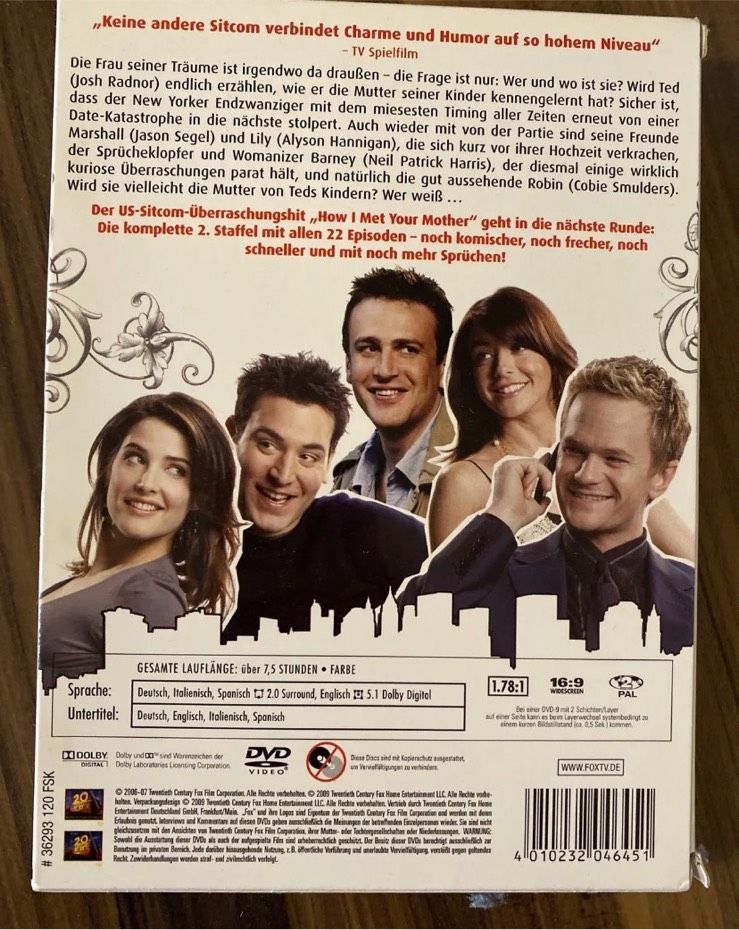 How I Met Your Mother - Season 2 [3 DVDs] (DVD, 2009) in Bochum