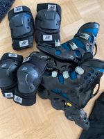 Inlineskates inkl. Beinschohner und Armschohner Rollschuhe Skates Bayern - Walpertskirchen Vorschau