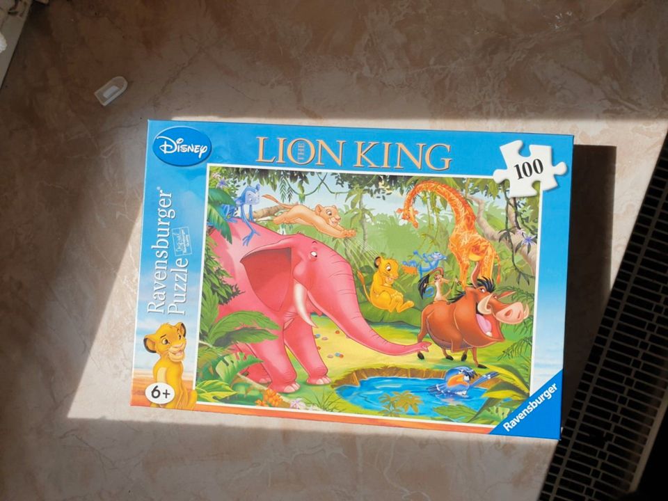 Puzzle Kinder 100 Teile König der Löwen Ravensburger in Goslar