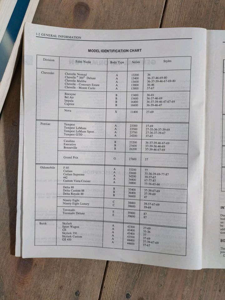 1970 Chevrolet Pontiac Oldsmobile Buick Cadillac GM ServiceManual in Weißenberg