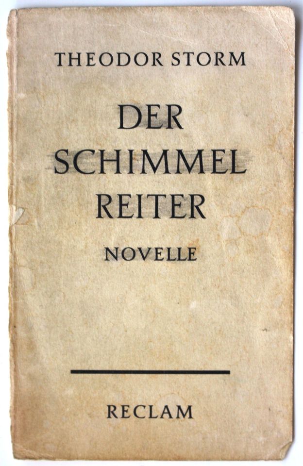 Theodor Storm, Der Schimmelreiter, Reclam Nr. 171, 1987 in Edemissen