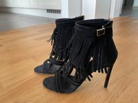 BOSS Sandalen, High Heels, Wildleder, Fransen Hessen - Fritzlar Vorschau