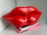 Design Vase Kussmund Pop Art red Lips Deko Lippen rote Schale Thüringen - Erfurt Vorschau