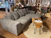 Easy Sofa Ecksofa Couch m. Nosagfederung taupe-farben incl. 5 Kissen - NEUWARE Thüringen - Ronneburg Vorschau