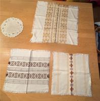 Tisch deckchen retro gewebt braun beige gold ddr 70er jahre Baden-Württemberg - Simmozheim Vorschau