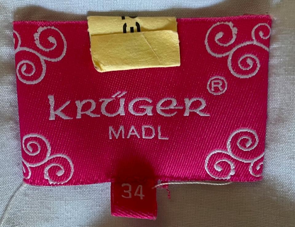 Damen Dirndl, Krüger, Gr.: 34, Blau mit Punkten, Top-Zustand - B in Reiskirchen