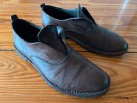 MOMA Schuhe Halbschuhe Slipper 44 / 45 braun Echtleder Italy-Made Hamburg-Nord - Hamburg Fuhlsbüttel Vorschau