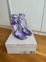 Jimmy Choo Azia Satin Sandalen 38 neuwertig NP 675€ Sold Out !!! Berlin - Charlottenburg Vorschau