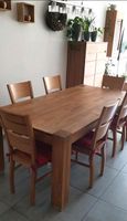 Tisch aus Massivholz mit 8 Stühlen - ausziehbar! Baden-Württemberg - Waghäusel Vorschau