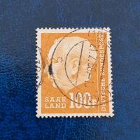 Saarland Mi. 426 Heuss 21.2.1958 Rundstempel #1464 Niedersachsen - Aurich Vorschau