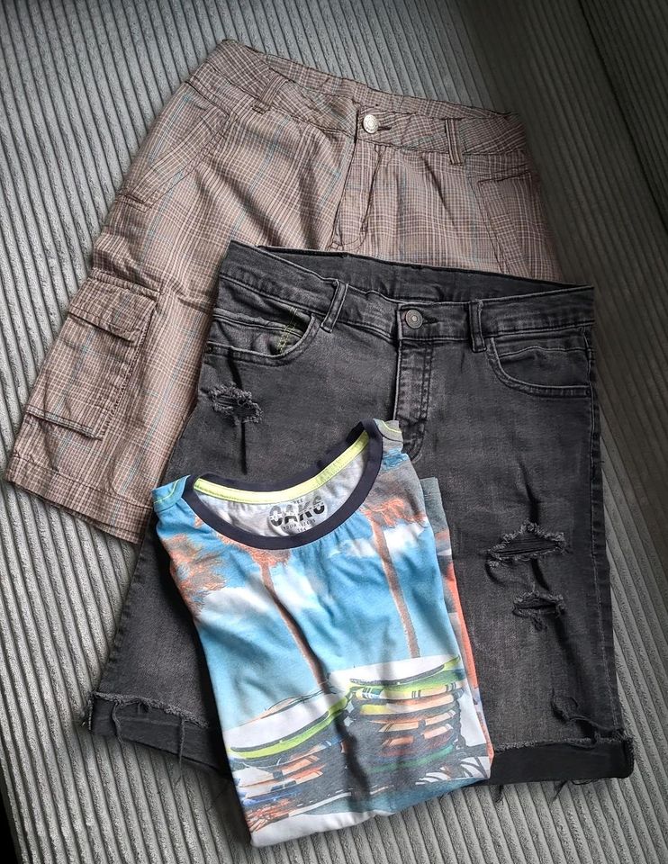 Shorts Tshirt Sommerset Set Jungs Gr.164 in Rheinböllen