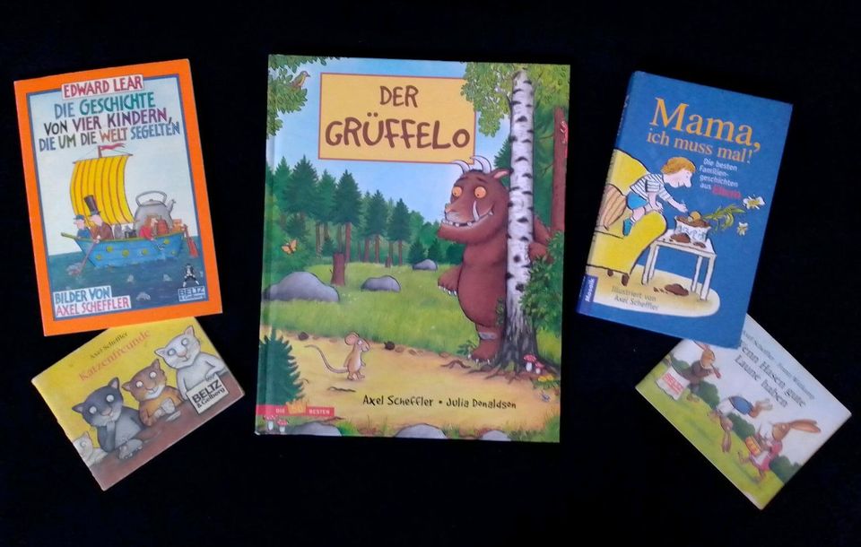 Der Grüffelo Axel Scheffler 5 Kinder Bücher SET in Odenbach