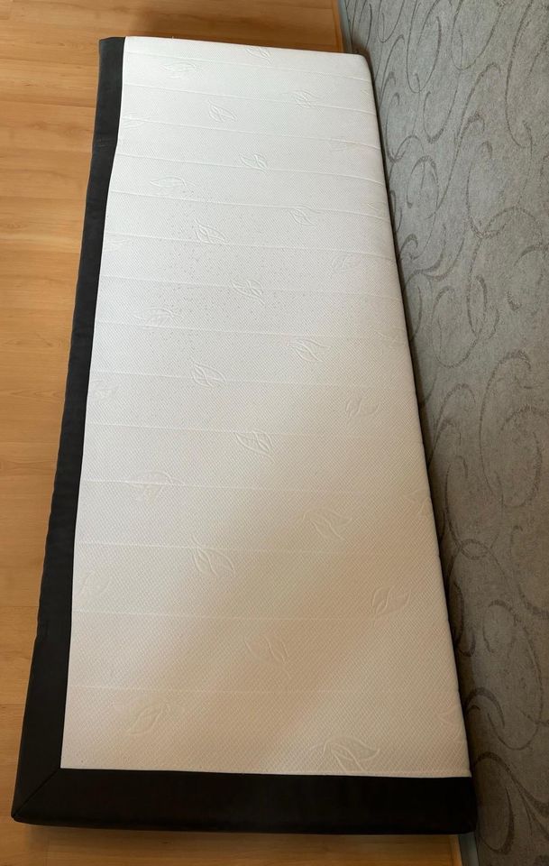 2x Boxspringbett TFK-Matratzen (80cm x 2m, H3, 500 Federn) in Neuss