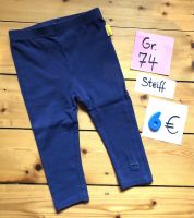 Steiff Leggings Hose blau 74 Hessen - Eltville Vorschau