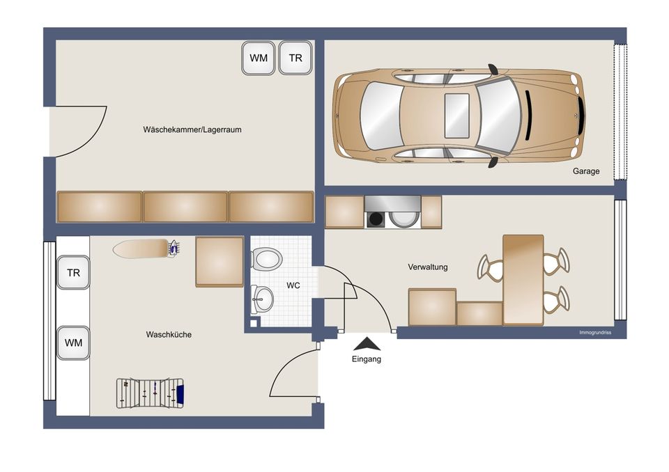 Exklusives Ferienappartementhaus - Eigenland - mit 14 Wohnungen in 2. Deichlinie mit Meerblick in Buesum