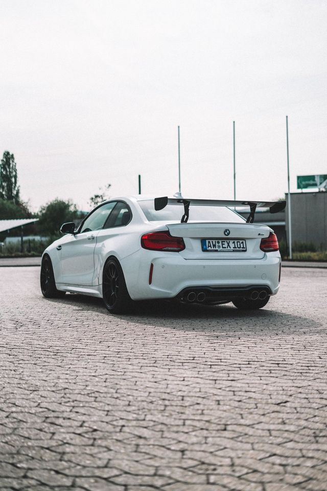 BMW M2/M3/M4/M5/M6/M8 Aero Heckspoiler/Heckflügel Carbon TÜV in Andernach