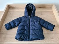 Dunkelblaue Winterjacke von Petit  Bateau Größe 80 Nordrhein-Westfalen - Leopoldshöhe Vorschau