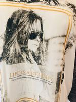 Langarmshirt/ Longshirt Gr. 40 mit Print Hessen - Gladenbach Vorschau