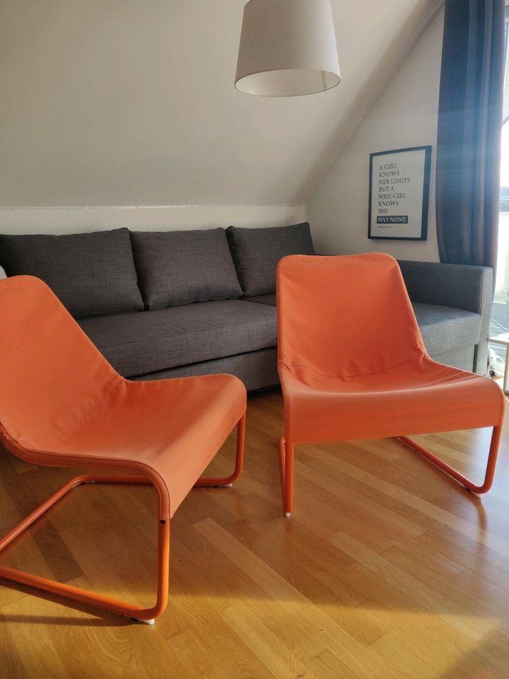 2 Ikea Sessel orange in Chemnitz