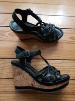 5th Avenue Wedges 36 *Leder*Sandalen*Tamaris*wie NEU Saarbrücken-West - Burbach Vorschau