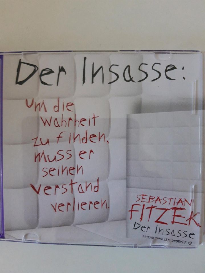 Hörbuch "Der Insasse" von Sebastian Fitzek in Hannover